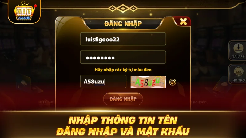 ĐĂNG NHẬP HITCLUB NGAY: ĐỘT PHÁ LỐI VÀO CƯỢC ĐỈNH CAO Nhập thông tin tên đăng nhập và mật khẩu
