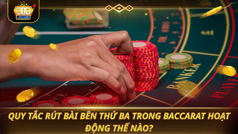 BACCARAT - HƯỚNG DẪN CÁCH CHƠI CHUẨN XÁC CỰC DỄ Quy tắc rút bài bên thứ ba trong Baccarat hoạt động thế nào?