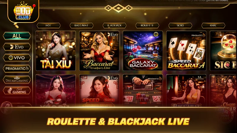 Roulette & Blackjack Live